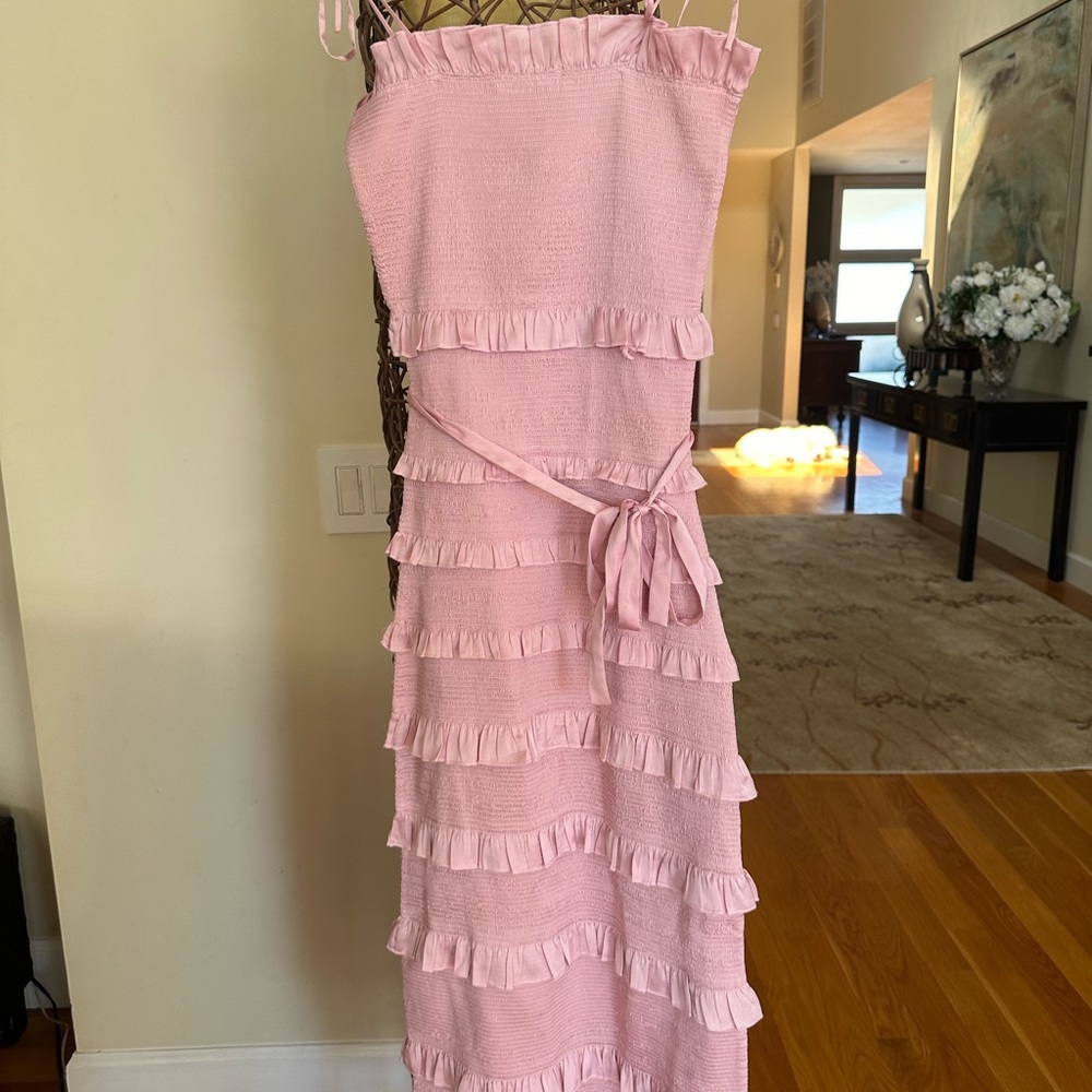 V chapman light pink dress!